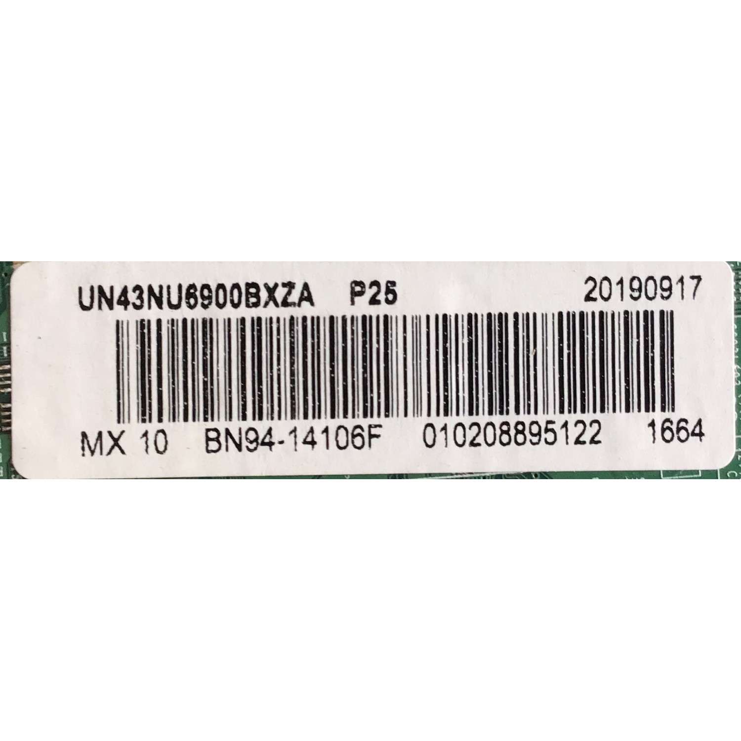 KIT DE TARJETAS PARA TV SAMSUNG / NUMERO DE PARTE MAIN BN94-14106F / BN41-02662A / BN97-15621C / BN9414106F / NUMERO DE PARTE FUENTE BN4400947G / L43E7_RDY / BN44-00947G / PANEL CY-NN043HGNV1H / MODELO UN43NU6900 / UN43NU6900BXZA DA01 - Imagen 2
